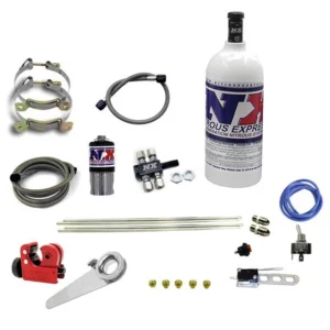 Motorcycle 4 Cylinder Dry System Nitrous Express NX 62000-2.5P 2.5Lb Bottle-