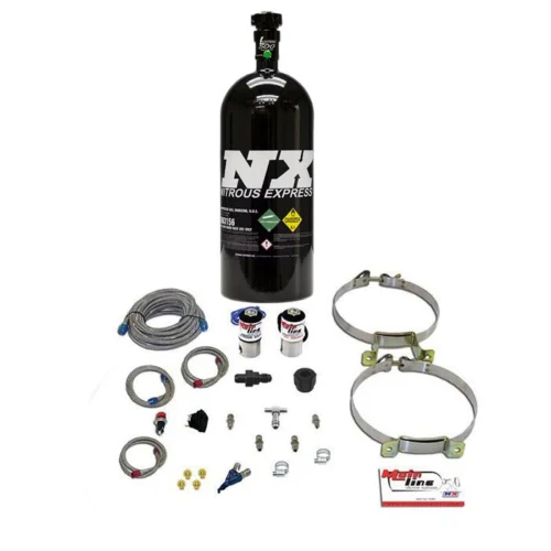Nitrous Express MainLine EFI Single Nozzle System with 10 lb Black Bottle (ML2000B)